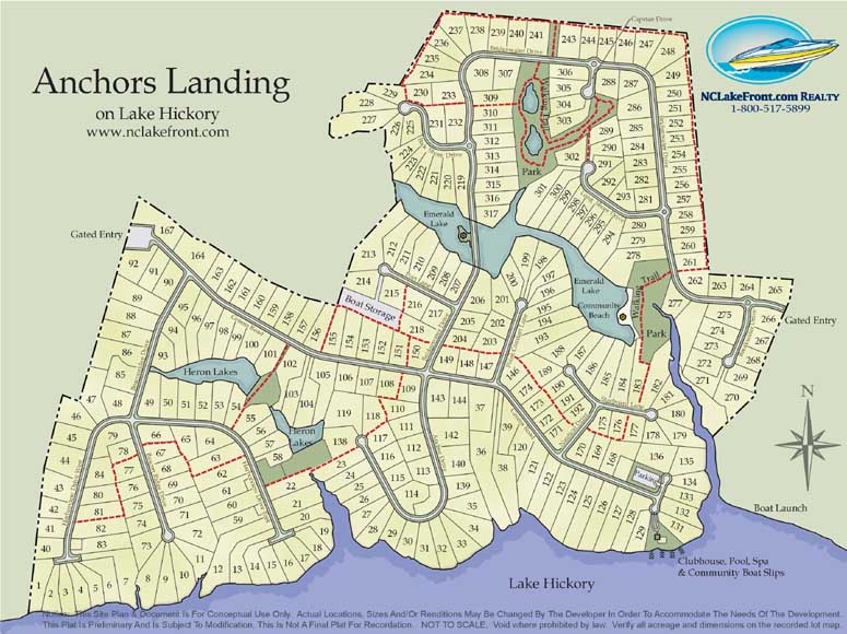 Anchors Landing on Lake Hickory, NC